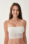 WHITE BRALETTE