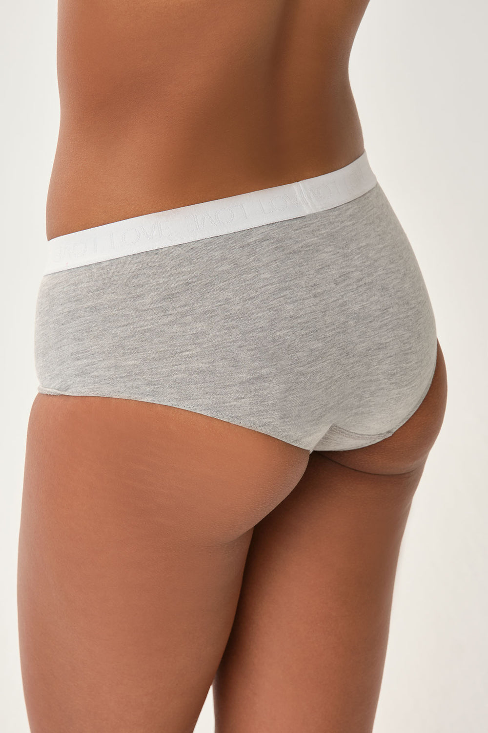 GREY MELANGE SLIP