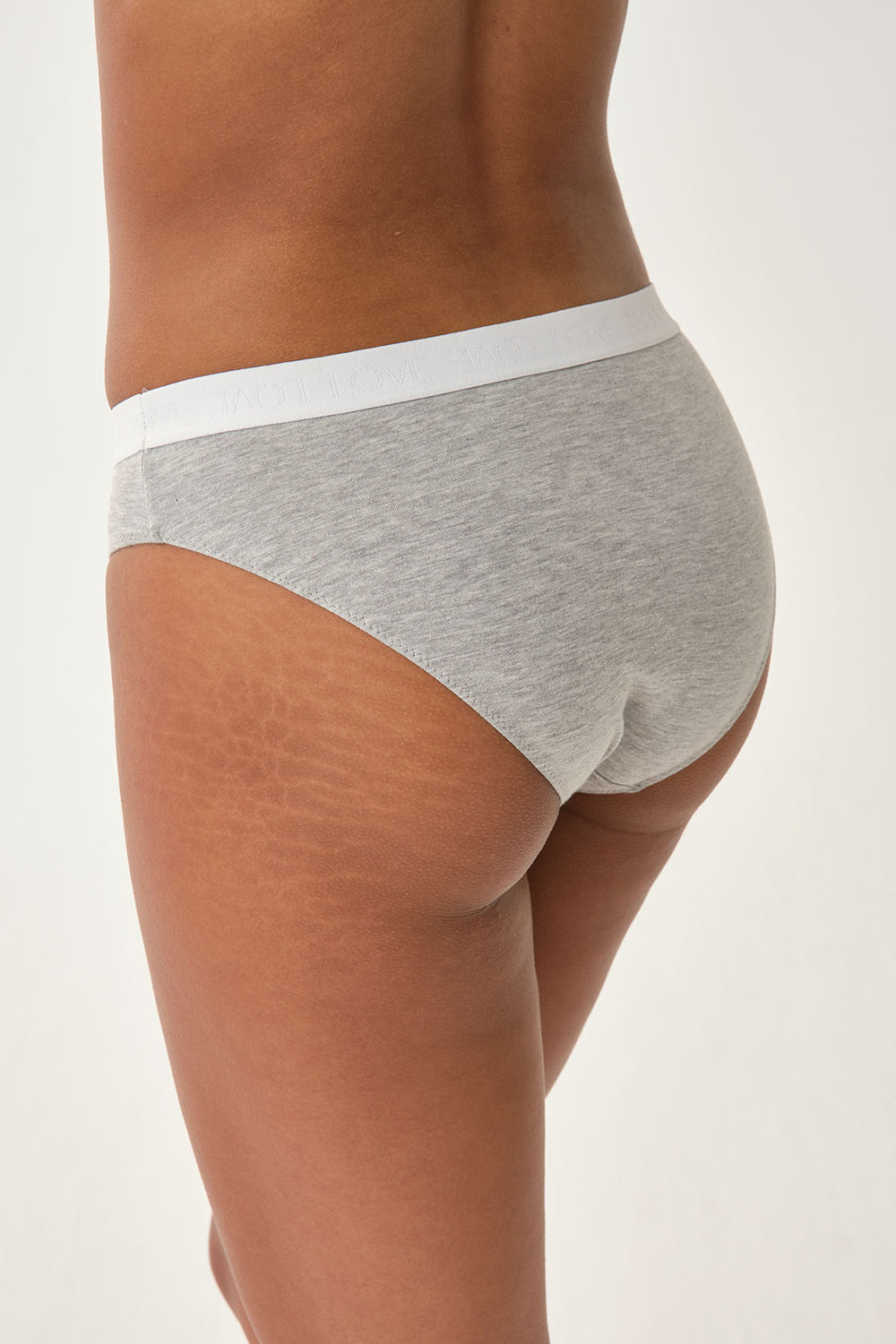 GREY MELANGE SLIP