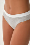 GREY MELANGE SLIP