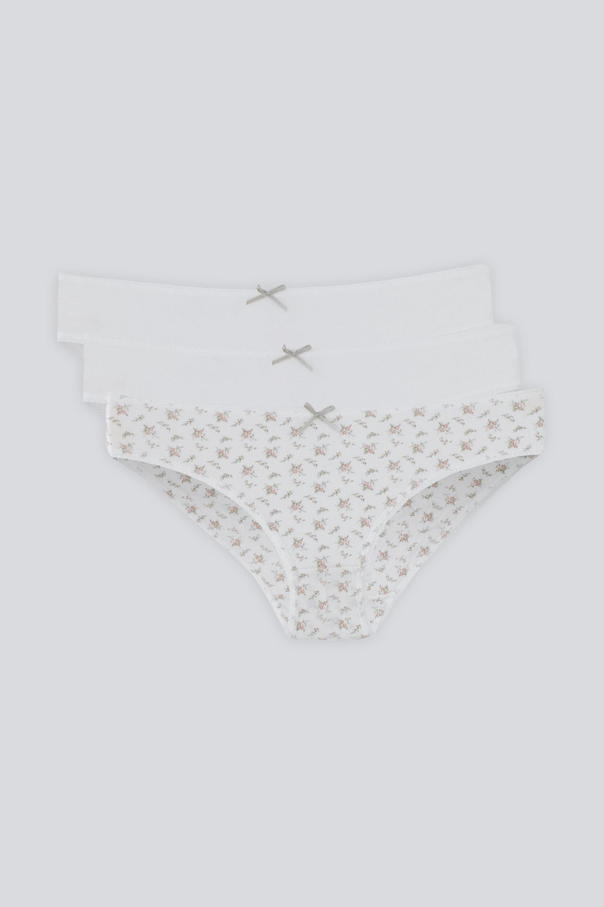 WHITE PRINTED SLIP