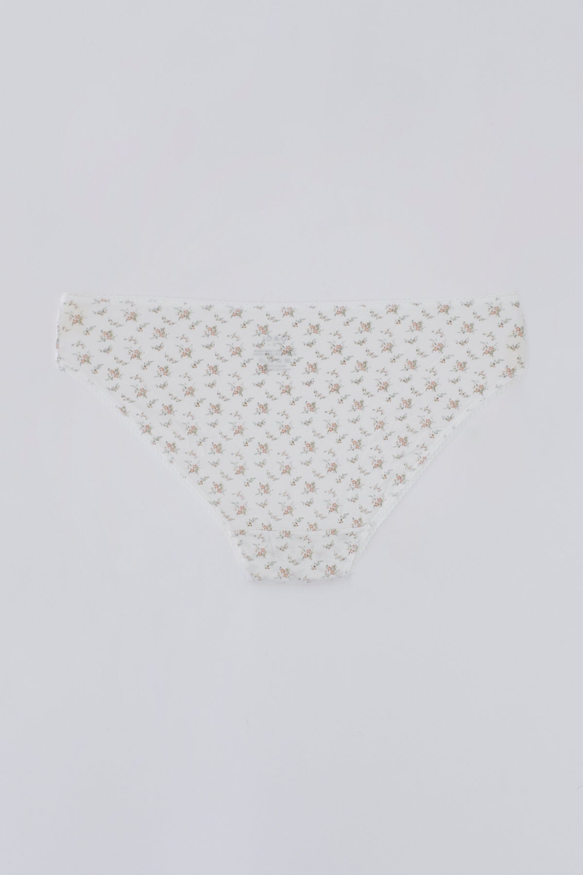 WHITE PRINTED SLIP
