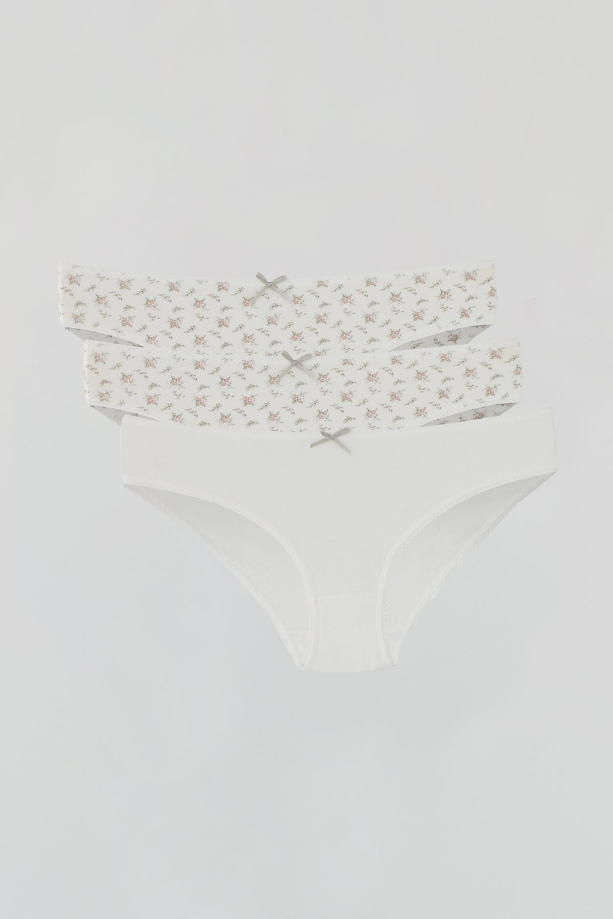 WHITE PRINTED SLIP