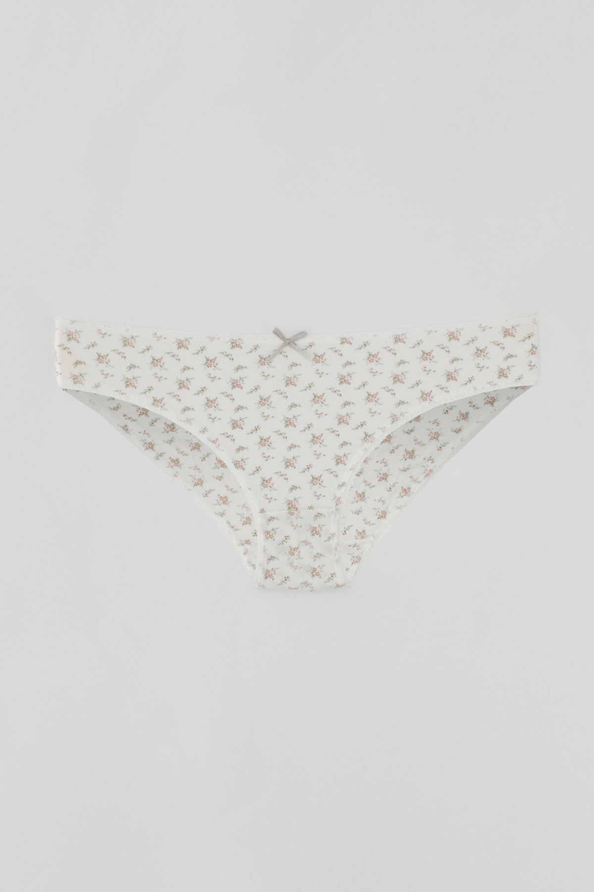 WHITE PRINTED SLIP