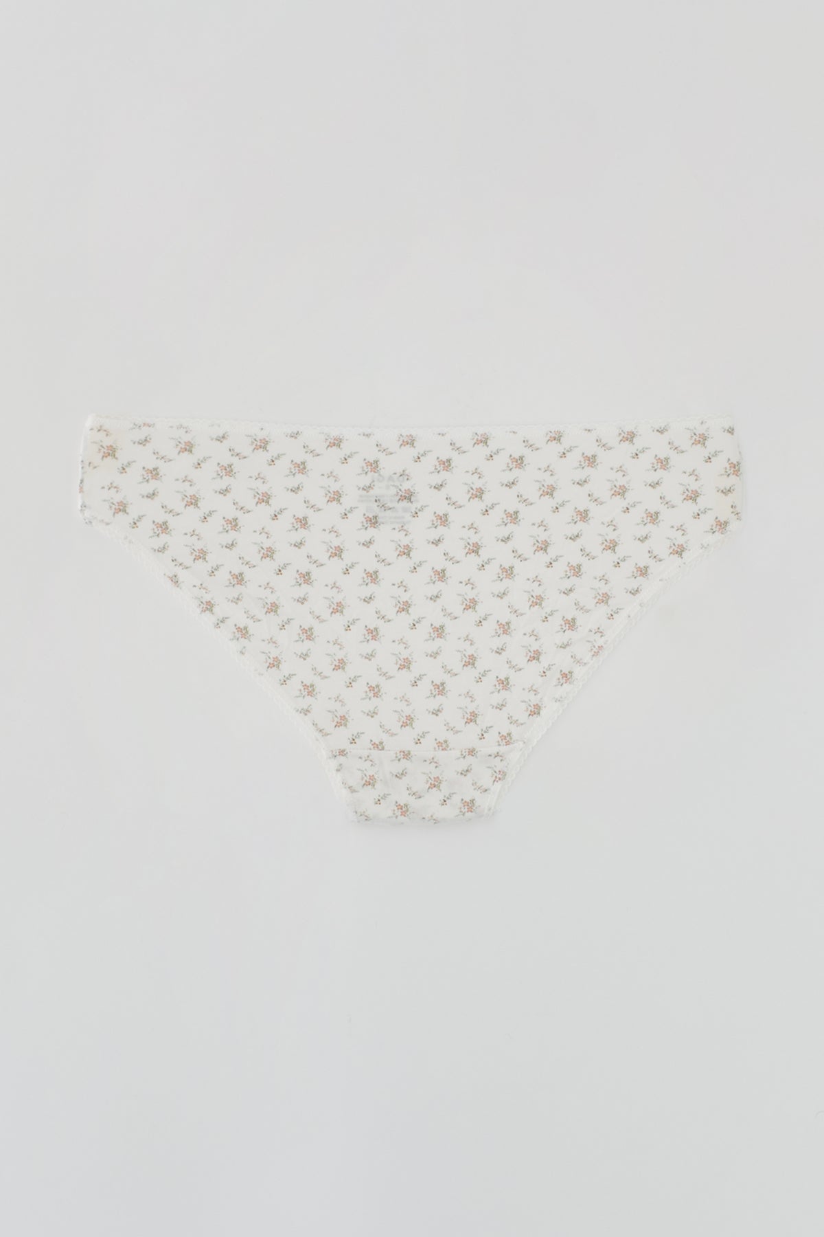 WHITE PRINTED SLIP