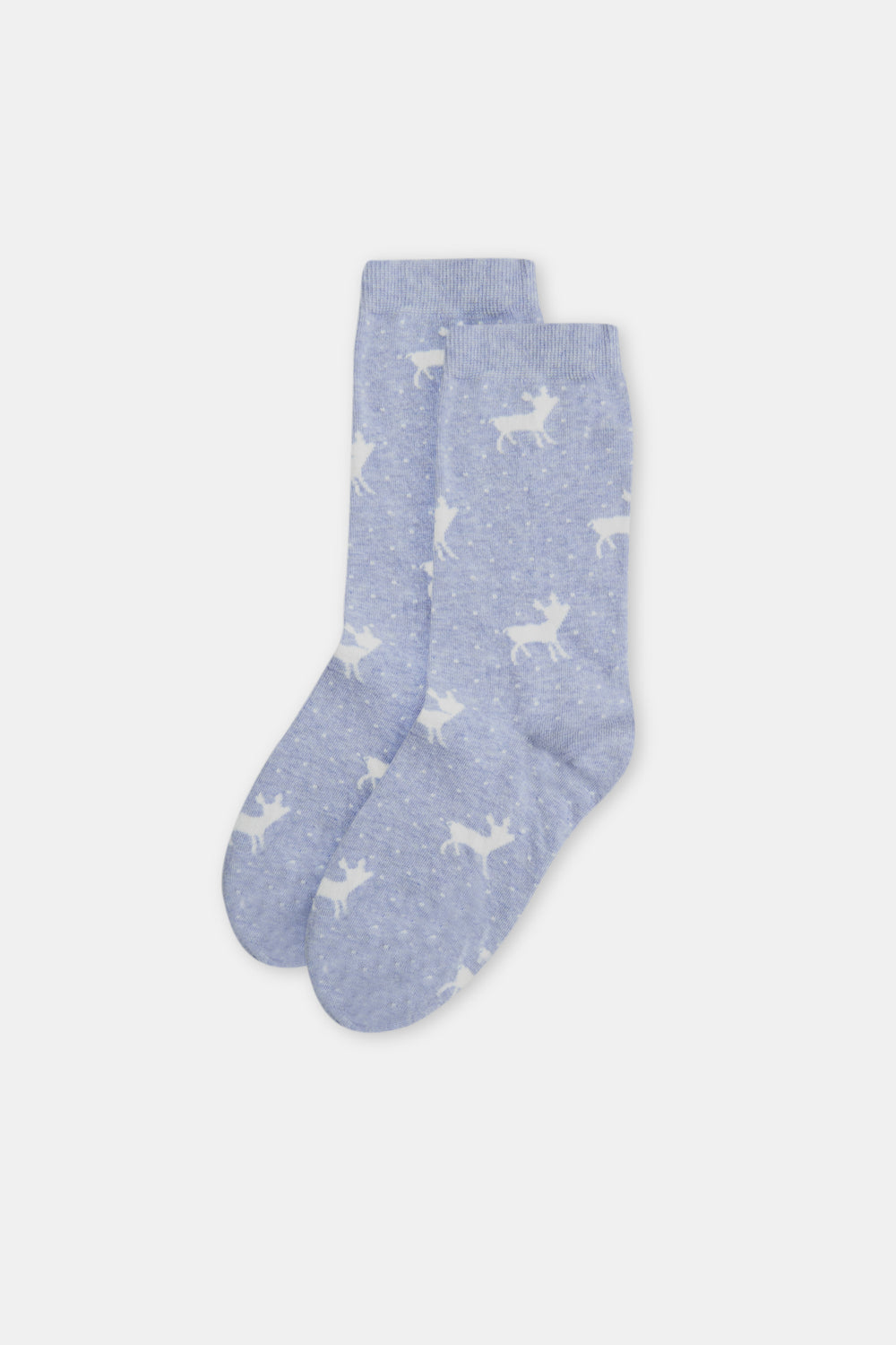 BLUE  MELANGE SOCKS