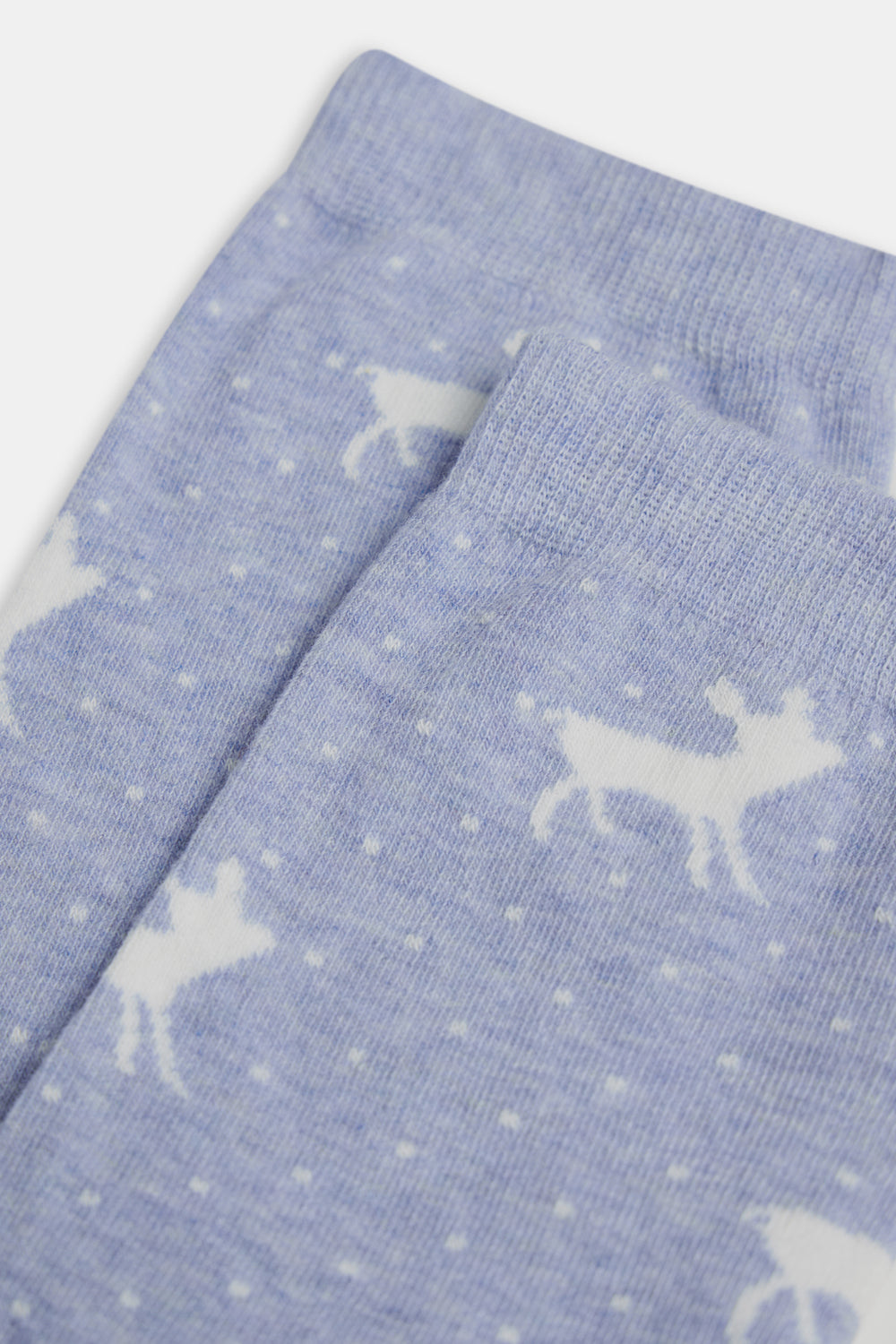 BLUE  MELANGE SOCKS