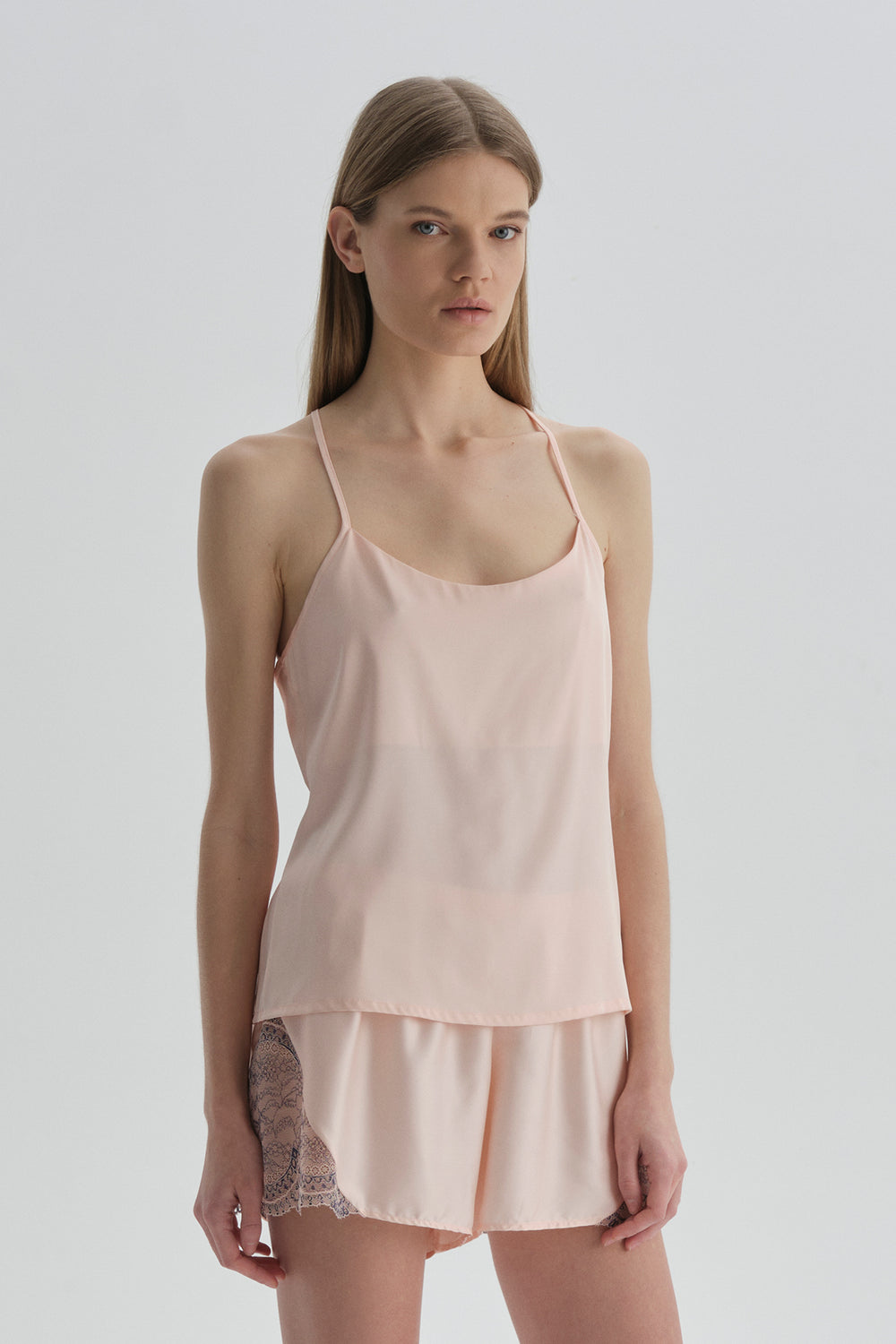 Pembe Camisole PIjama Üstü