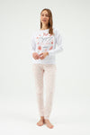 ECRU PYJAMA TOP