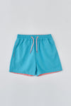 TURQUOISE - SALMON SWIM SHORT
