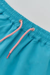 TURQUOISE - SALMON SWIM SHORT