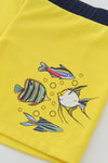 YELLOW SWIMMING SHORT