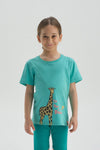 Yeşil Pamuklu T-Shirt