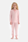 PINK STRIPED PYJAMA SET