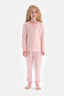 PINK STRIPED PYJAMA SET