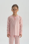 PINK STRIPED PYJAMA SET