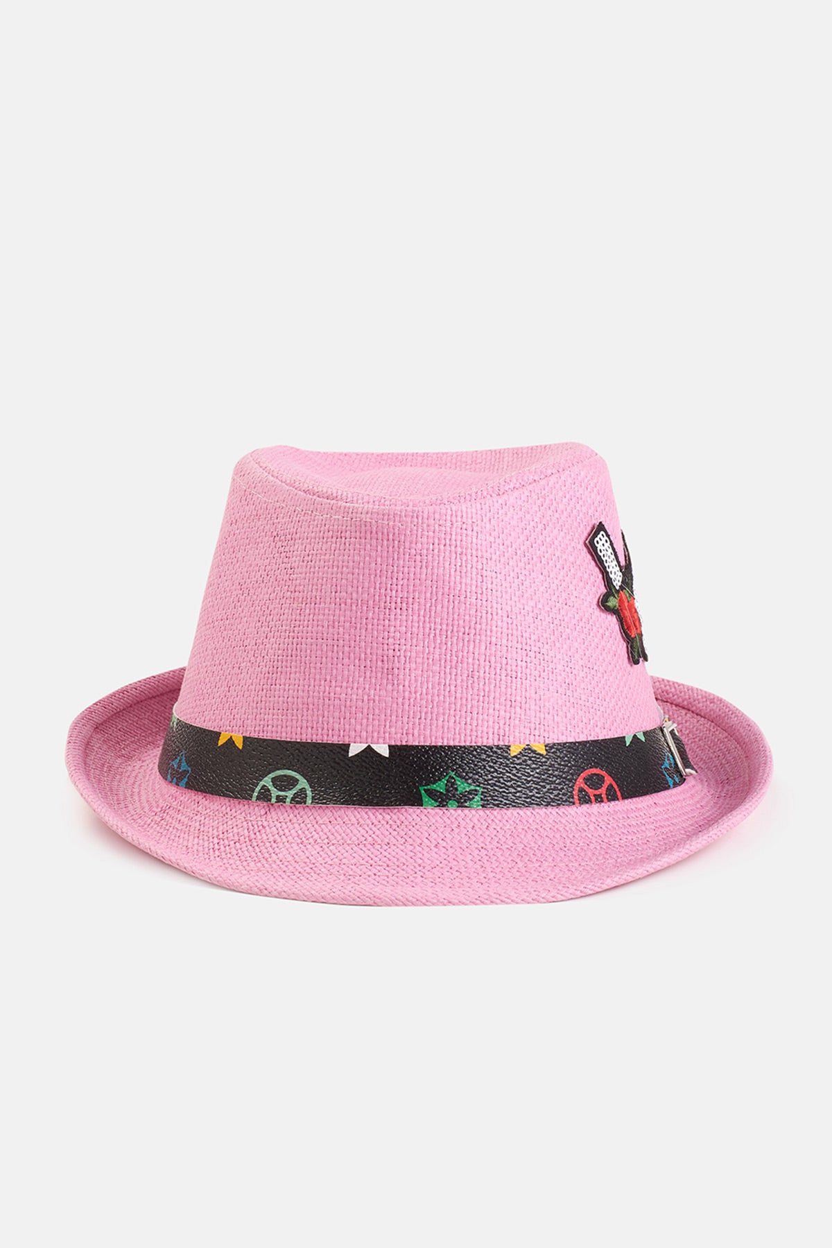 Pembe Hasır Şapka