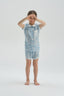 BLUE SHORT PYJAMA SET