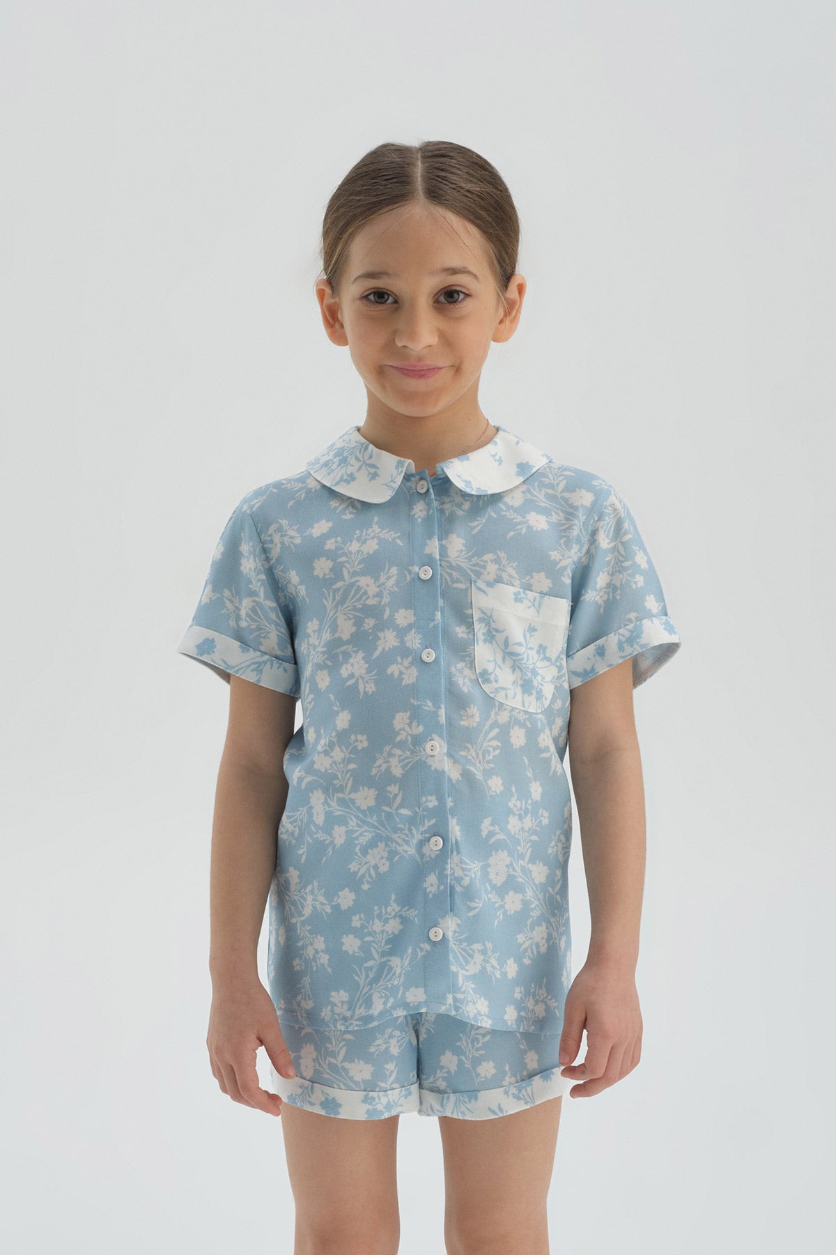 BLUE SHORT PYJAMA SET