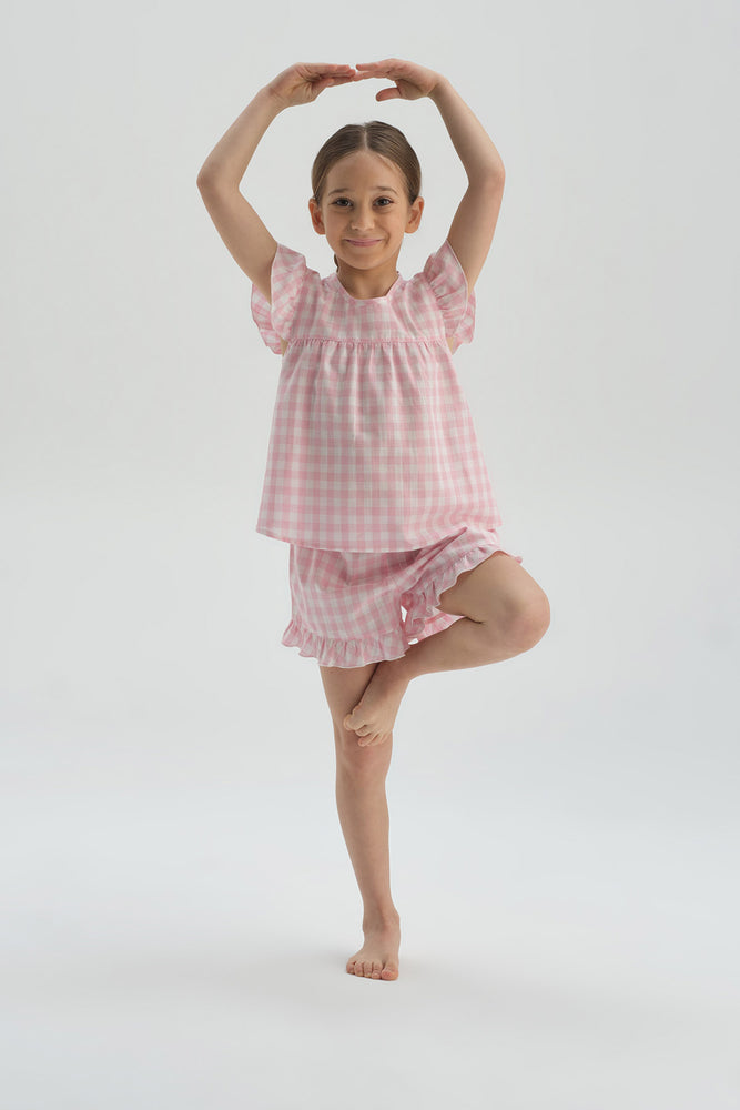 PINK SHORT PYJAMA SET