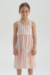 PINK STRIPED DRESS