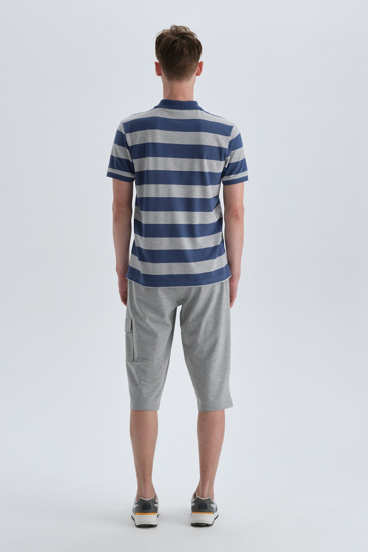 BLUE PRINTED T-SHIRT