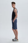 NAVY SHORT