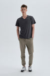 KHAKI TRACKSUIT BOTTOM