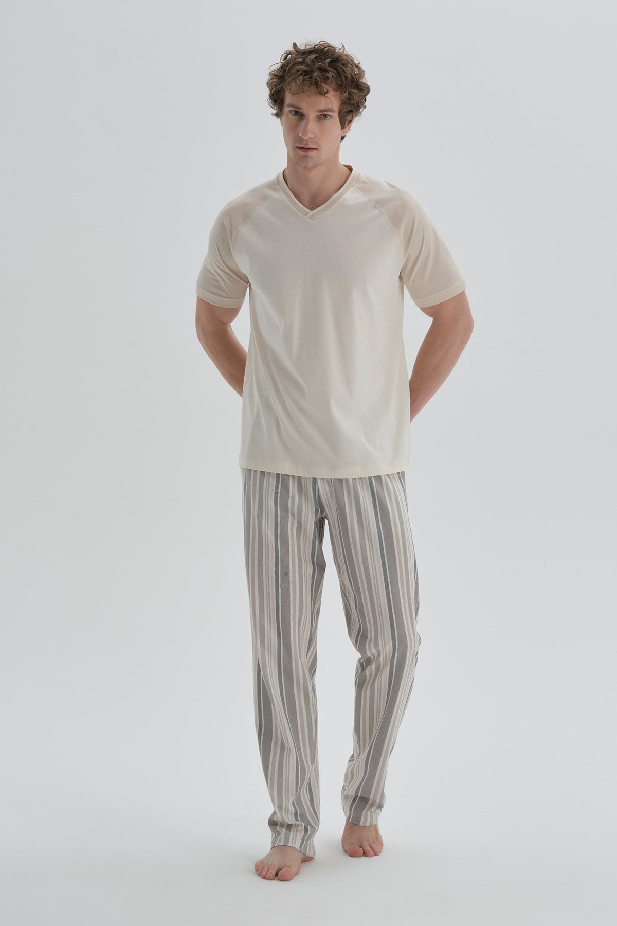 BEIGE PYJAMA SET