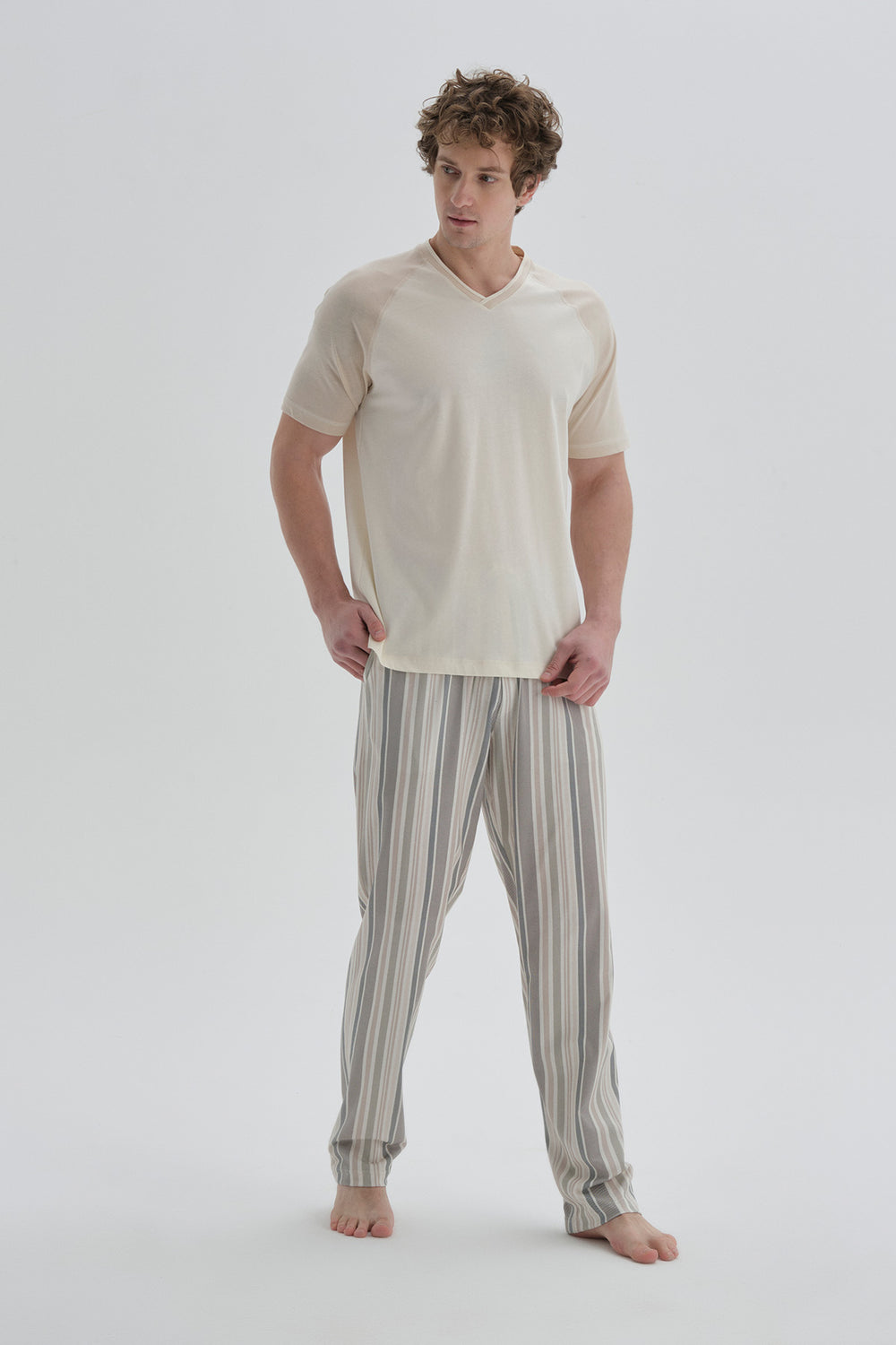 BEIGE PYJAMA SET
