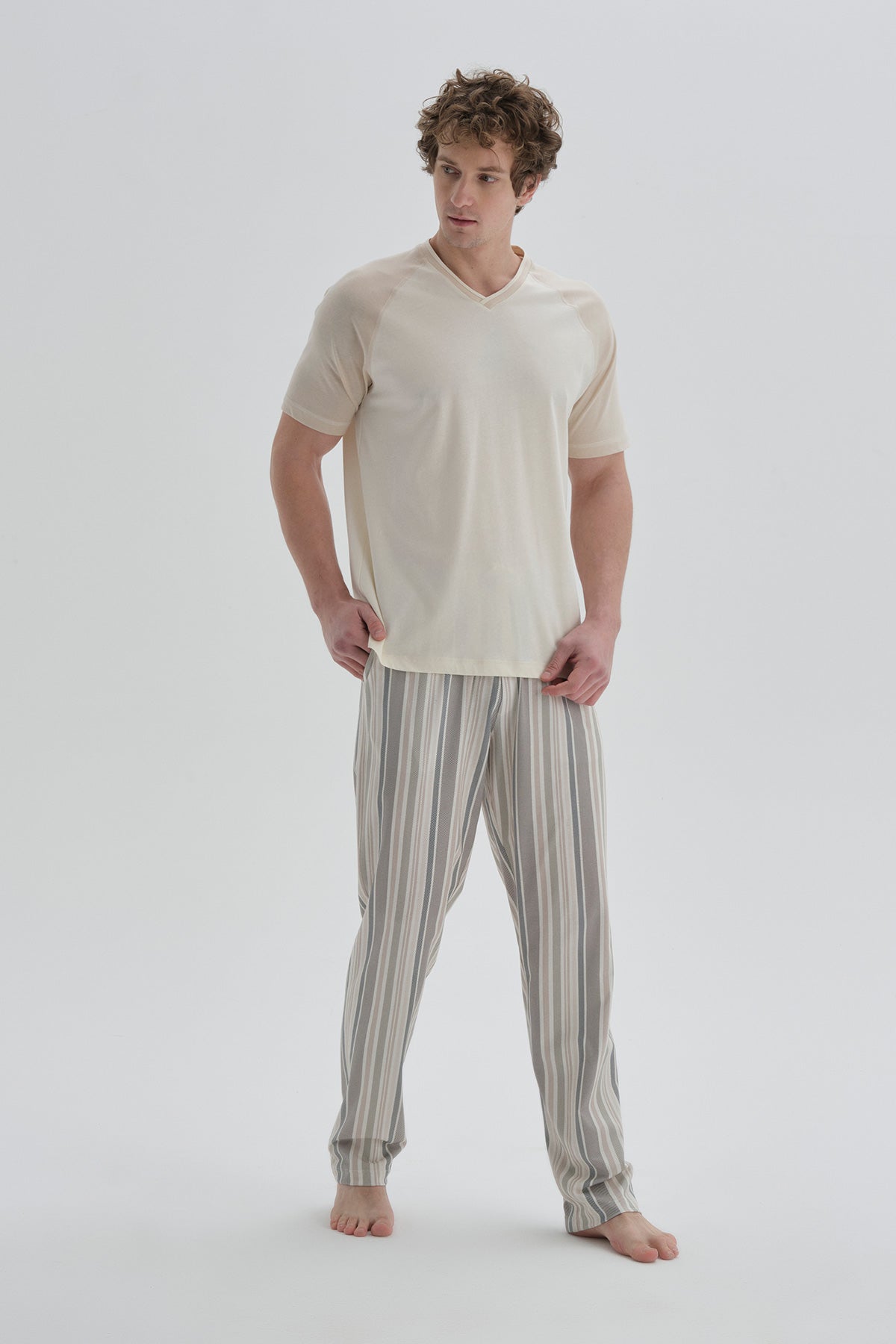BEIGE PYJAMA SET