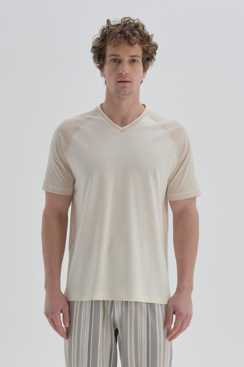 BEIGE PYJAMA SET