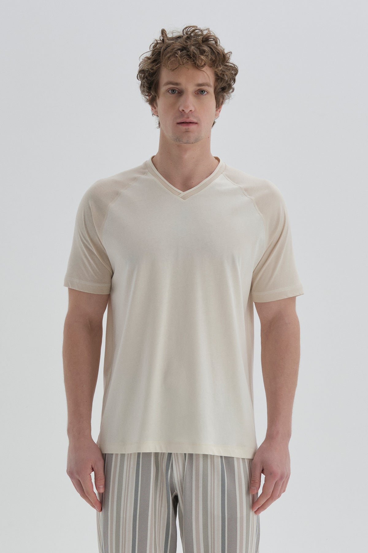BEIGE PYJAMA SET