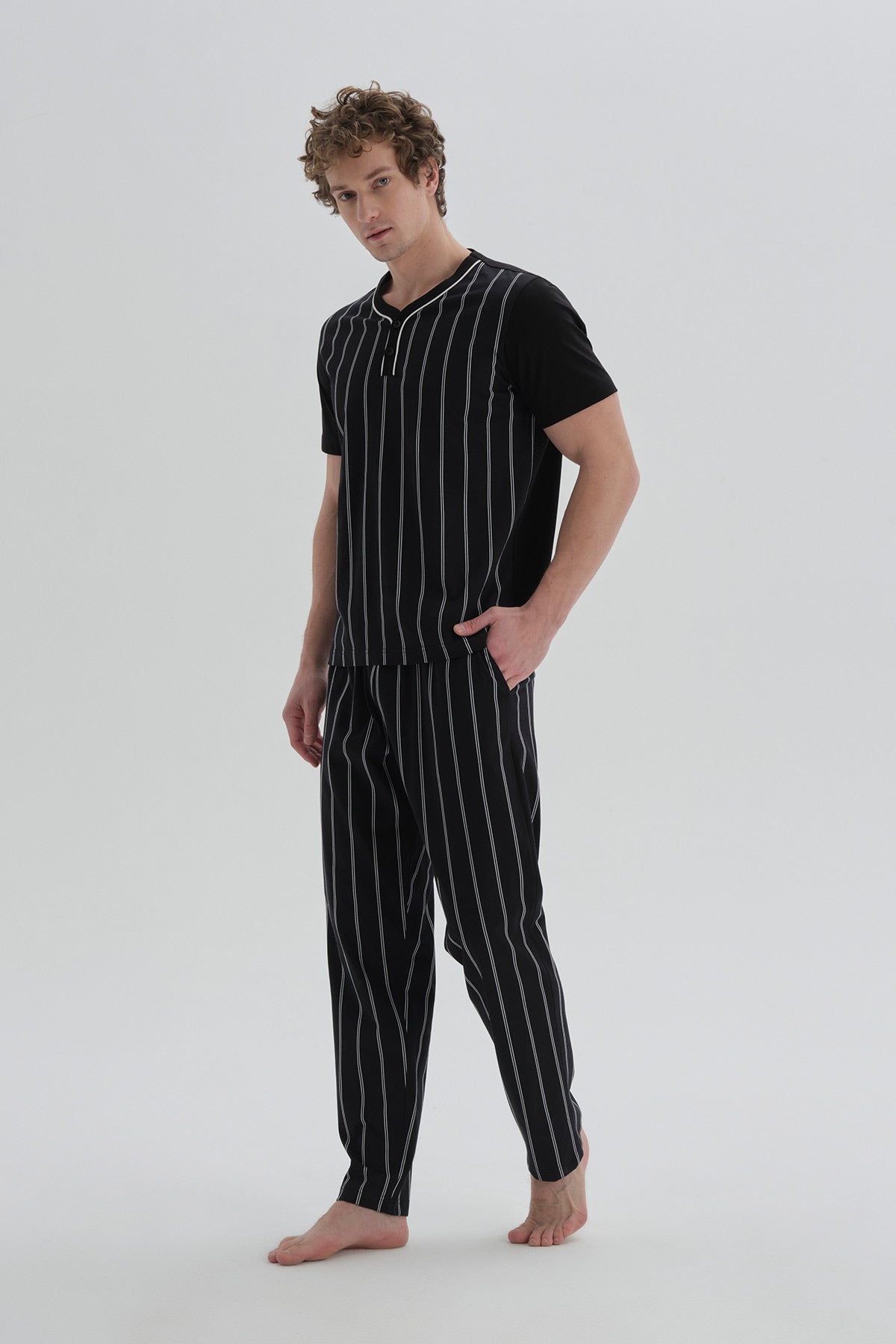 BLACK PYJAMA SET
