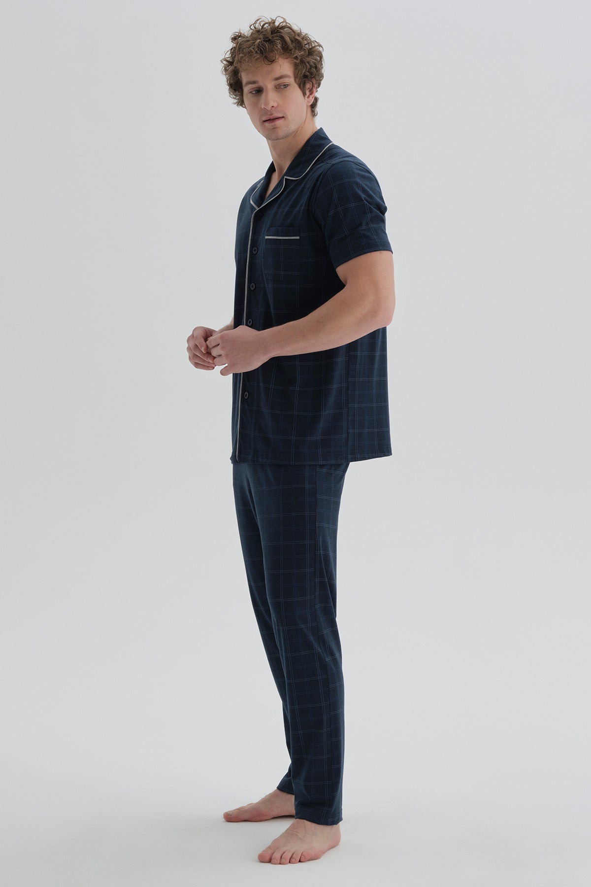 NAVY PYJAMA SET