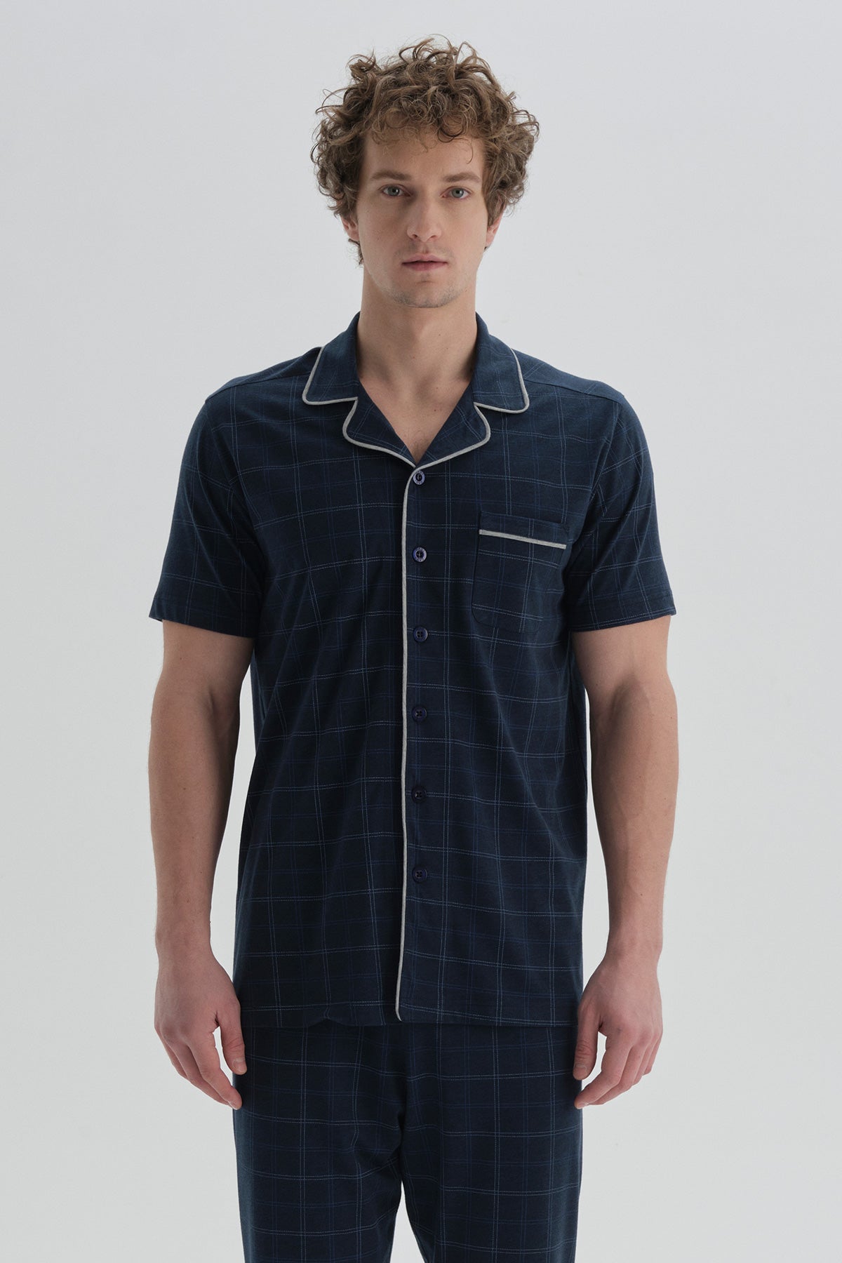 NAVY PYJAMA SET