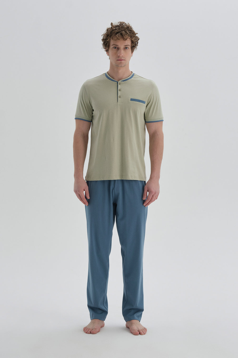 GREEN PYJAMA SET