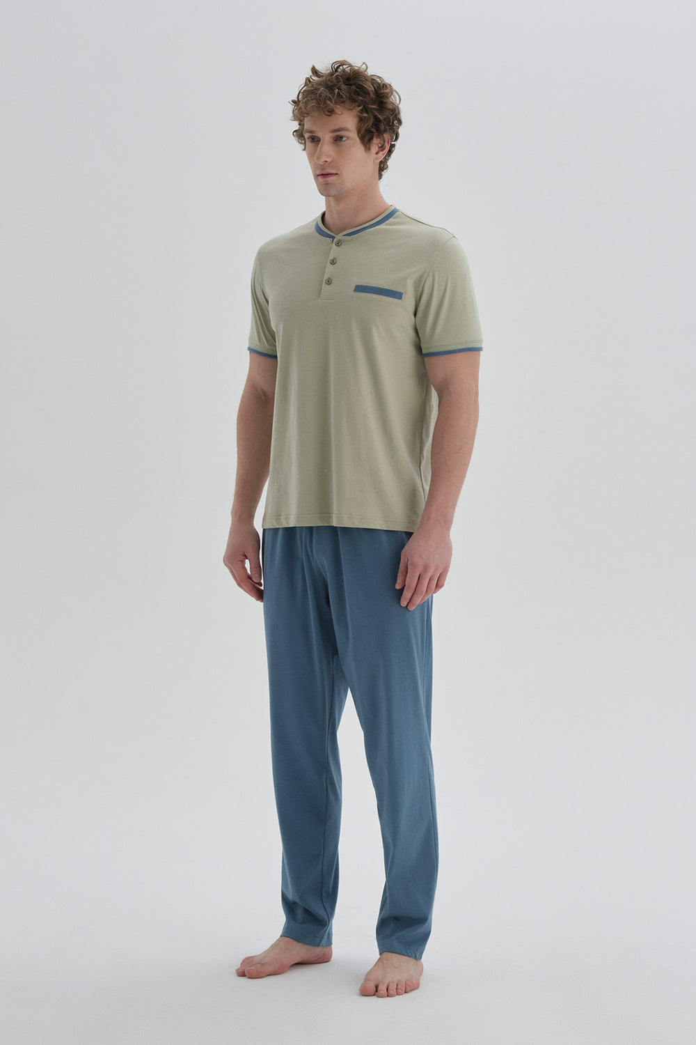 GREEN PYJAMA SET