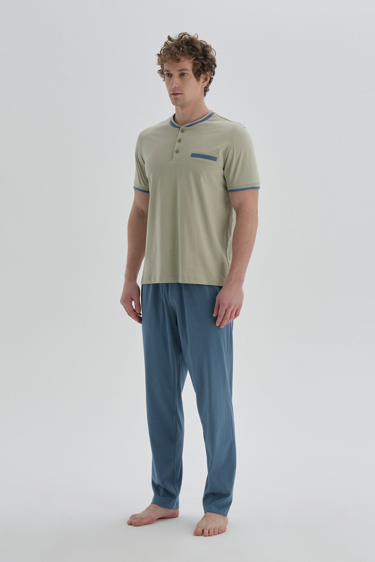 GREEN PYJAMA SET