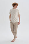 BEIGE PYJAMA SET