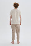 BEIGE PYJAMA SET