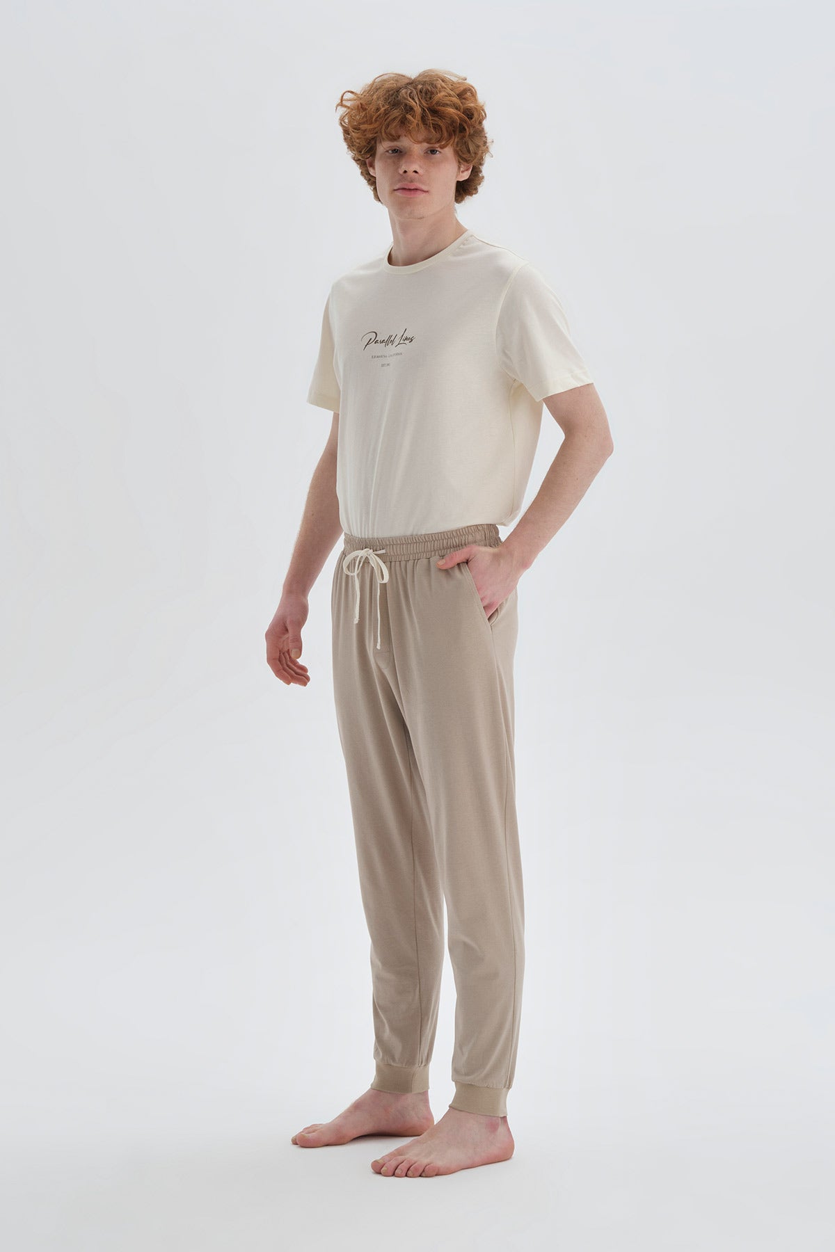 BEIGE PYJAMA SET