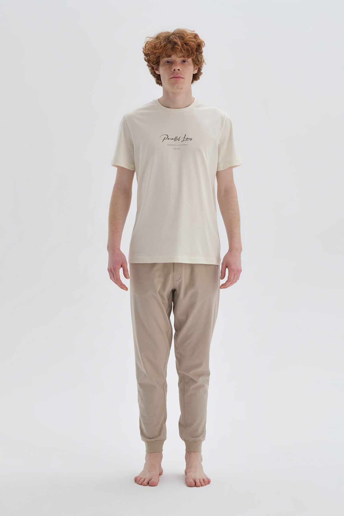 BEIGE PYJAMA SET