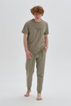 KHAKI PYJAMA SET