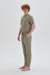 KHAKI PYJAMA SET