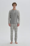 GREY PYJAMA SET