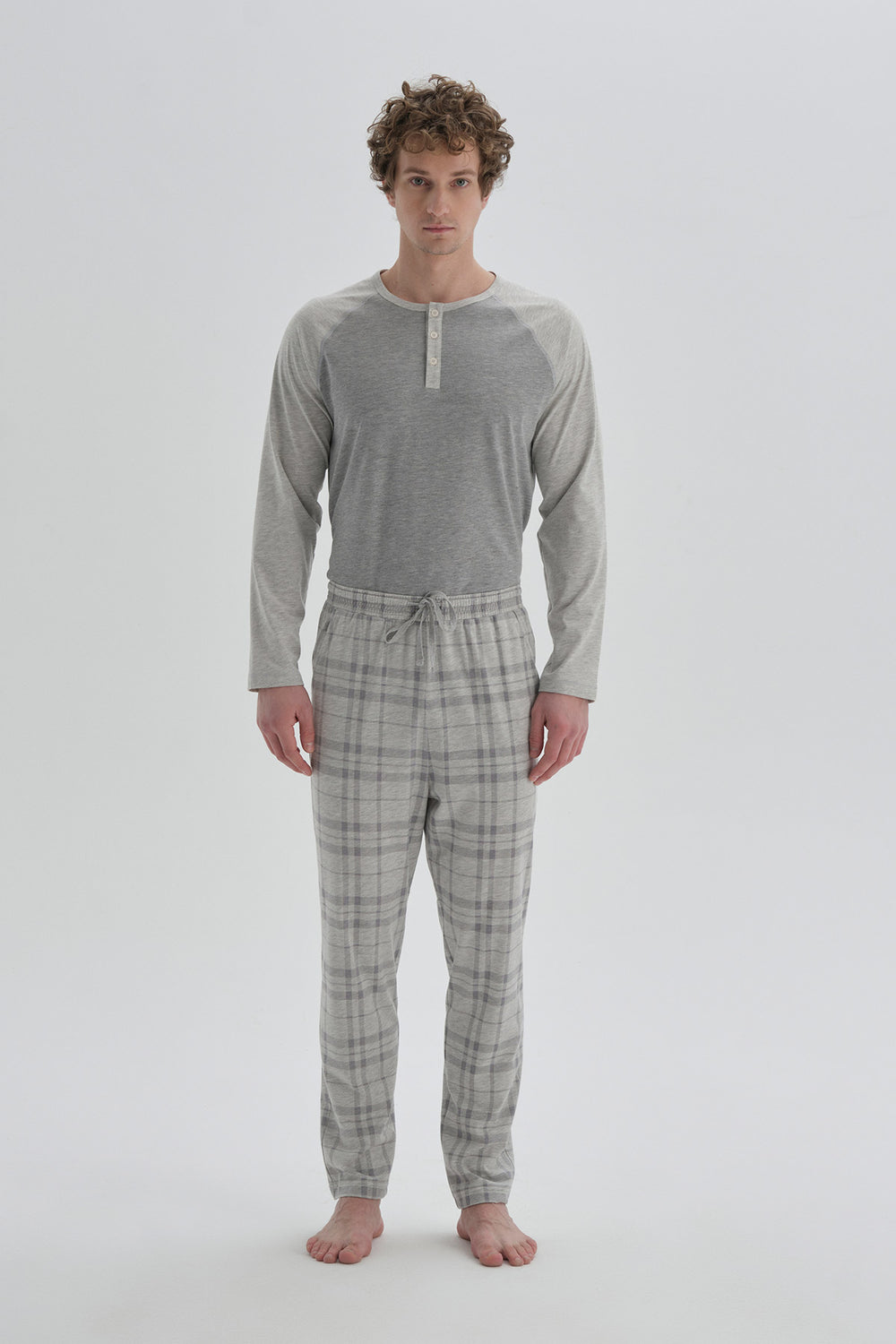 GREY PYJAMA SET