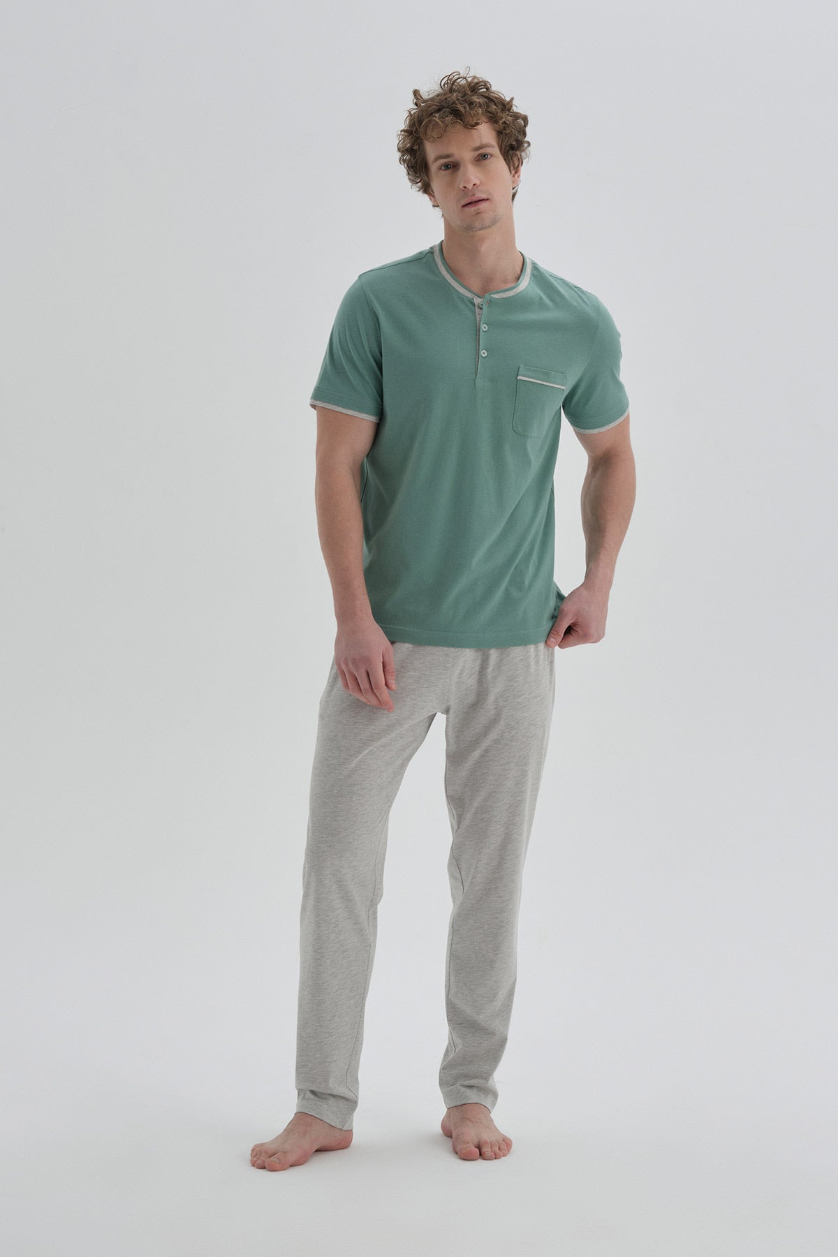 GREEN PYJAMA SET
