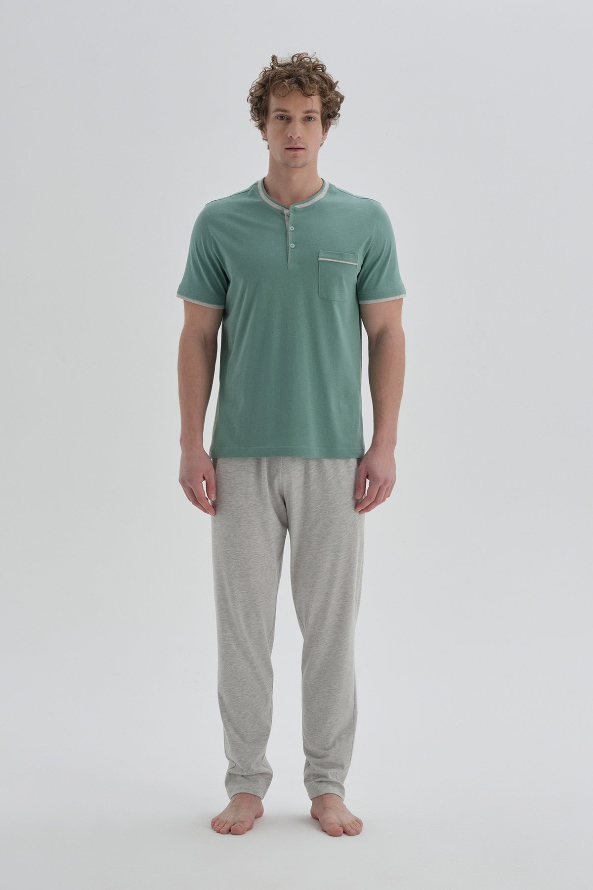 GREEN PYJAMA SET