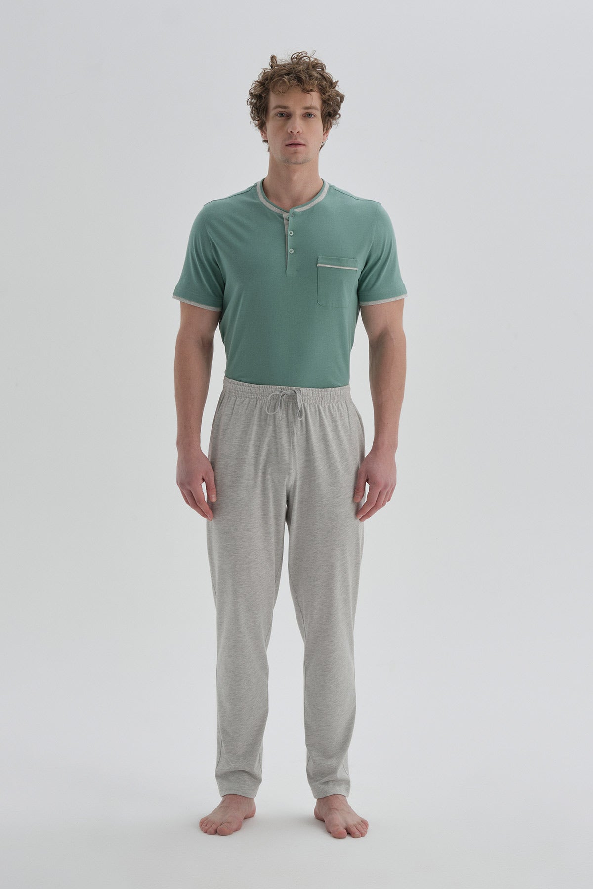 GREEN PYJAMA SET